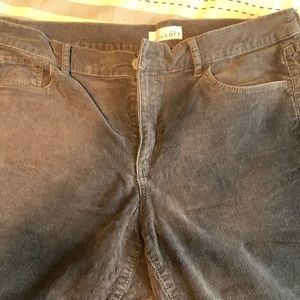 Loft Corduroy modern skinny pants size 31P